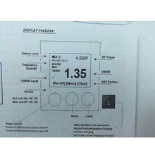 Load image into Gallery viewer, SURECOM SW-102 VSWR, SWR, Power & Frequency Meter VHF~UHF 125-525mhz with N Sockets Antenna SWR Meter SURECOM