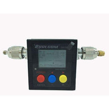 Load image into Gallery viewer, SURECOM SW-102 VSWR, SWR, Power & Frequency Meter VHF~UHF 125-525mhz with 2x SMA/N RF Adaptors Antenna SWR Meter SURECOM