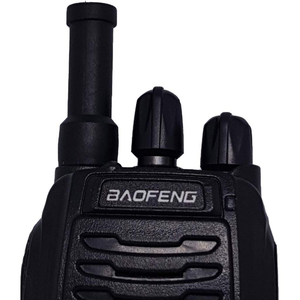 TECHOMAN BF-5C Handheld - Black SMA-F UHF Short Antenna Antenna TECHOMAN   