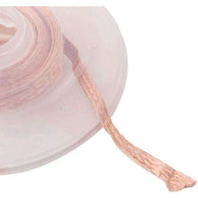 Load image into Gallery viewer, TECHOMAN 1.5M 3mm Desoldering Braid Solder Soldering Wick Wire Remover Cable Fluxed Spool Soldering Assist Tools TECHOMAN