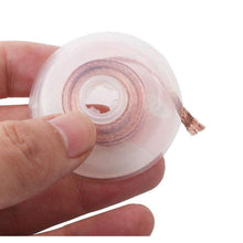 Load image into Gallery viewer, TECHOMAN 1.5M 3mm Desoldering Braid Solder Soldering Wick Wire Remover Cable Fluxed Spool Soldering Assist Tools TECHOMAN