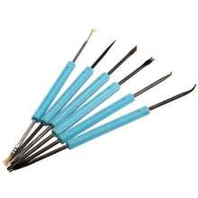 Load image into Gallery viewer, TECHOMAN 6 Pieces Electronic Soldering Assist Tool / Repair Set Blue Soldering Assist Tools TECHOMAN