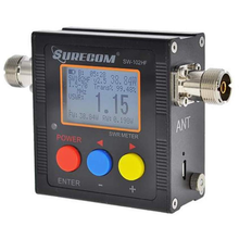 Load image into Gallery viewer, SURECOM SW-102HF Digital Power & SWR Meter 1.5 MHz to 70 MHz Antenna SWR Meter SURECOM