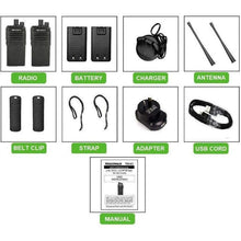 Load image into Gallery viewer, 2x (Pair) TECHOMAN TM-9C 2 WATT UHF PRS CB Walkie Talkies - 16 Channels UHF PRS Hand Helds TECHOMAN