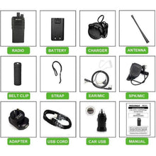 Load image into Gallery viewer, TECHOMAN TM-9C 2 WATT UHF PRS CB Walkie Talkie - 16 Channels - Premium Kit UHF PRS Hand Helds TECHOMAN