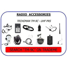 Load image into Gallery viewer, Pair (2x) TECHOMAN TM-9C 2 WATT UHF PRS CB Walkie Talkies - 16 Channels - Premium UHF PRS Hand Helds TECHOMAN