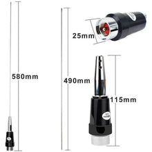 Load image into Gallery viewer, TECHOMAN UHF Stainless Steel Radio Antenna / Aerial TM-MC200 UHF Tuneable  TECHOMAN