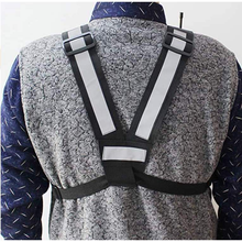 Load image into Gallery viewer, TECHOMAN Chest Pack Fluro 3 Pocket Nylon for Walkie Talkies  TECHOMAN