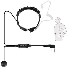 Load image into Gallery viewer, Techoman TM-9C Cycling Throat Microphone / Acoustic Earpiece Communication Radio Accessories TECHOMAN