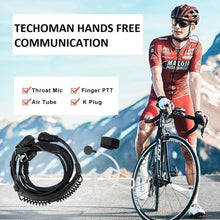Load image into Gallery viewer, Techoman TM-9C Cycling Throat Microphone / Acoustic Earpiece Communication Radio Accessories TECHOMAN