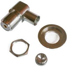 Load image into Gallery viewer, TECHOMAN SO239 Female Right Angle Antenna Base RG8 RG213 LMR400 Coaxial Cable RF Socket TECHOMAN