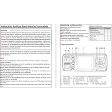 Load image into Gallery viewer, TECHOMAN TM-318H Dual Band Mobile Ham Radio Transceiver VHF/UHF (20w/20w) Amateur Radio Transceivers TECHOMAN