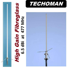 Load image into Gallery viewer, TECHOMAN UHF PRS 477 MHz Base Station High Gain 6.5dBi Tuned Fibreglass Antenna / Aerial  TECHOMAN
