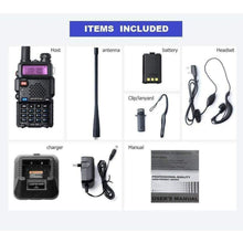 Load image into Gallery viewer, Baofeng UV-5R 5W Ham Walkie Talkie Dual VHF & UHF Amateur Radio Transceivers BAOFENG