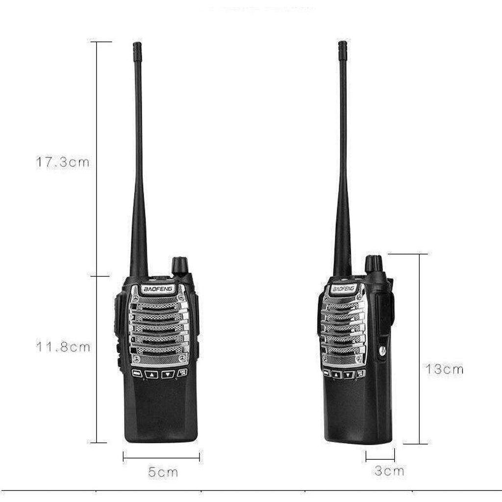 3x Baofeng UV-81C WATT (HIGH POWER) UHF CB Walkie Talkies 80 Chann –  Techoman Electronics Ltd