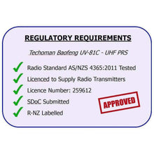 Load image into Gallery viewer, 3x Baofeng UV-81C 5 WATT (HIGH POWER) UHF CB Walkie Talkies - 80 Channels Baofeng Accessories BAOFENG