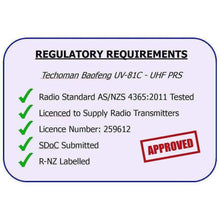 Load image into Gallery viewer, 4x Baofeng UV-81C 5 WATT (HIGH POWER) UHF CB Walkie Talkies - 80 Channels + Bonus Kit Baofeng Accessories BAOFENG
