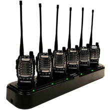 Load image into Gallery viewer, 6x Baofeng UV-81C 5 WATT UHF PRS Walkie Talkies -  80 Channels & 6-way Charger UHF PRS Hand Helds BAOFENG