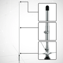 Load image into Gallery viewer, XIEGU VG4 4-Band Base Station Vertical Antenna / Aerial for HF 40M/20M/15M/10M Antenna Base Station XIEGU