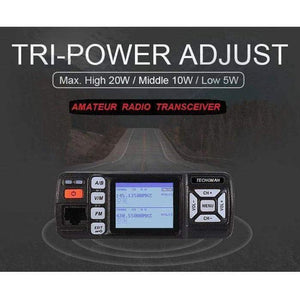 TECHOMAN TM-318H Dual Band Mobile Ham Radio Transceiver VHF/UHF (20w/20w) Amateur Radio Transceivers TECHOMAN   