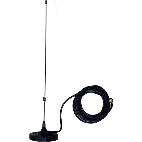 TECHOMAN 485MHz Scanner Magnetic Mobile Antenna Black 4.5dbi with SMA-M Connector Antenna Mobile TECHOMAN   