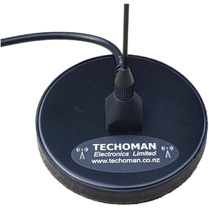 TECHOMAN UHF PRS Magnetic Mobile Antenna Black 4.5dbi with SMA-F Connector Antenna Mobile TECHOMAN   