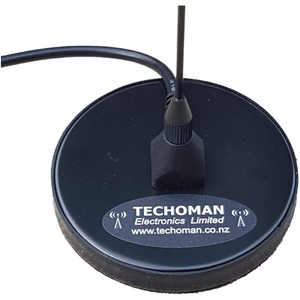 TECHOMAN UHF PRS 477MHz Magnetic Mobile Antenna Black 4.5dbi with SMA Male Connector Antenna Mobile TECHOMAN   