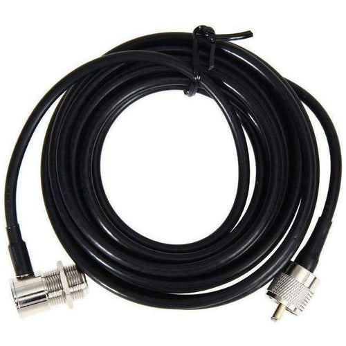 TECHOMAN 10 Metre Antenna Cable with SO239 on Base and PL259 for Radio Antenna Patch Cables TECHOMAN   