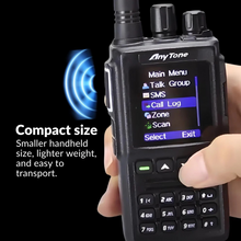 Load image into Gallery viewer, ANYTONE AT-D168UV DMR Dual Band Handheld 136-174MHZ 400-480MHZ with 1800 &amp; 2600mAh USB Type-C Batteries and Programming Cable Amateur Radio Transceivers ANYTONE
