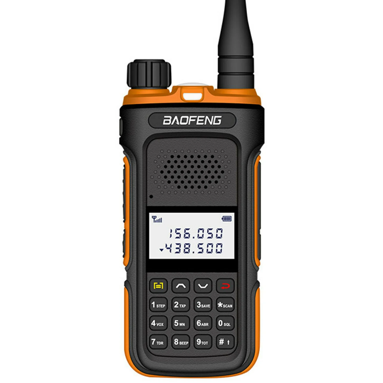 BAOFENG BF-UV10 5W Ham Walkie Talkie Dual VHF  UHF (Orange) – Techoman  Electronics Ltd