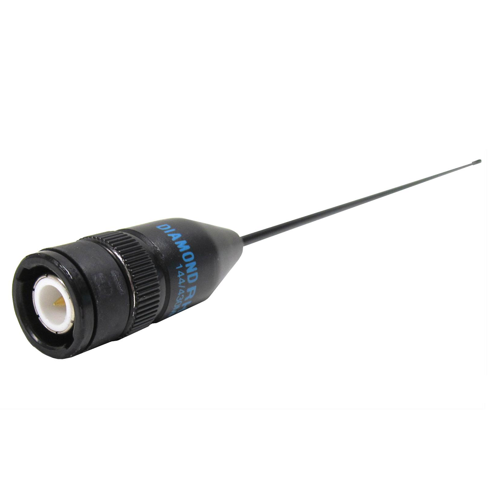 TW-777B BNC Antenna 2-Pack - Straight & Swivel Scanner Antennas For Radio (20-1300MHz Frequency)
