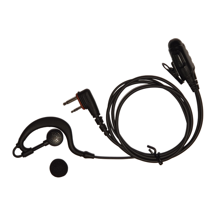 TECHOMAN Earpiece G-Type with Lapel Microphone with VOX for UNIDEN Walkie Talkies Communication Radio Accessories TECHOMAN   