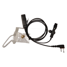Load image into Gallery viewer, TECHOMAN Earpiece Acoustic Type with Lapel Microphone for GME Walkie Talkies Communication Radio Accessories TECHOMAN   
