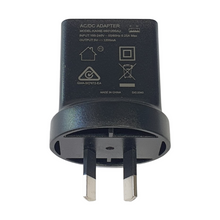 Load image into Gallery viewer, TECHOMAN USB Wall Charger 5V 1200mA Black - SAA C-Tick Safety Approved TECHOMAN
