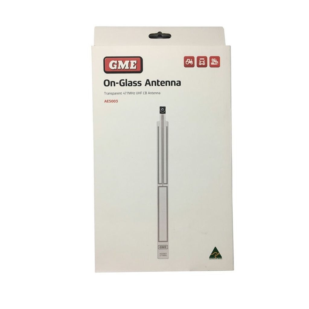 GME UHF PRS Internal Glass Mounted 477MHz Tuned Antenna 2.5dBi Gain Techoman Electronics Ltd