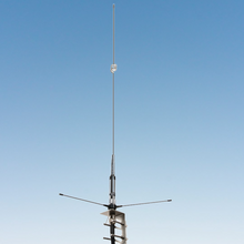 Load image into Gallery viewer, TECHOMAN NL-770H 144/430 MHz Base Station 3.0/5.5dBi Stainless Steel Radio Antenna / Aerial with Ultra Low Loss Cable Antenna Base Station TECHOMAN   
