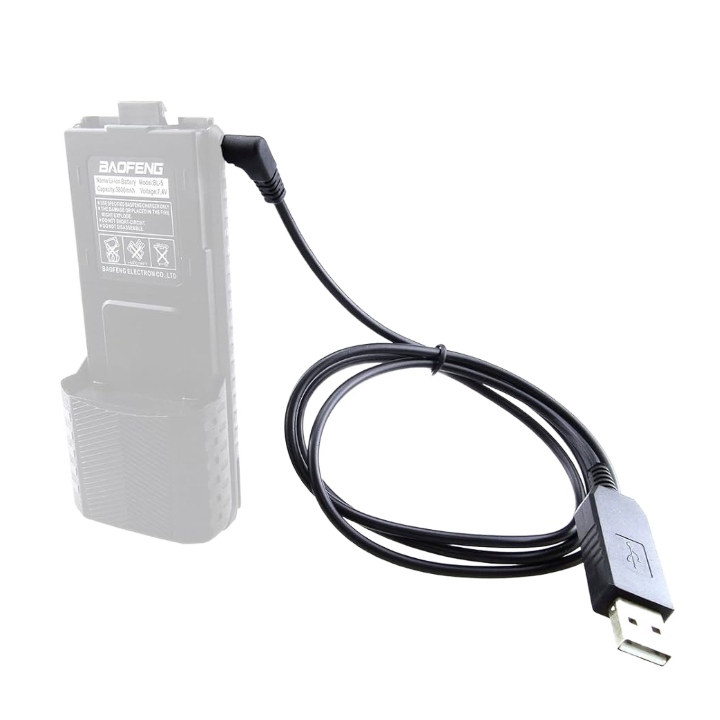 Baofeng UV-5R BL-5L Battery Direct Charge Cable for High Power 3800 mA