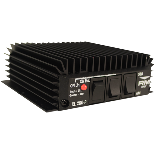 RM KL200P Linear Amplifier HF 25-30 MHz 100 Watt with RX Pre-Amplifier RF Linear Amplifier RM ITALY   