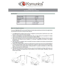 Load image into Gallery viewer, KOMUNICA PWR-WD-230 2 - 30 MHz HF Dipole Antenna
