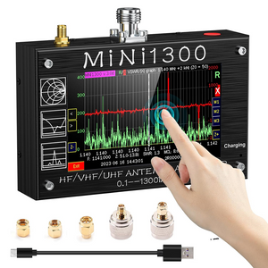 MiNi1300 Antenna Analyzer / Vector Network Analyzer VNA 4.3 Inch 0.1-1300MHz with Signal Generator Antenna SWR Meter MINI   