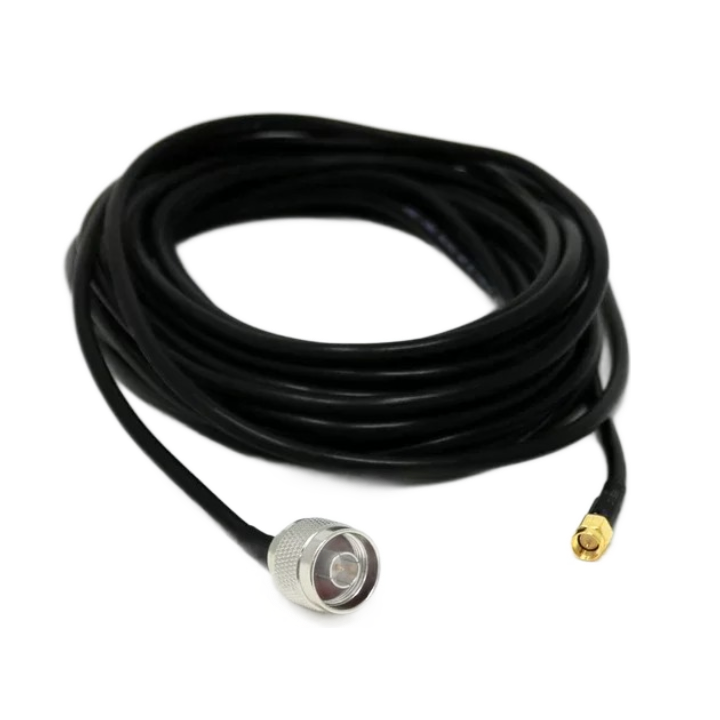 TECHOMAN Antenna / Aerial RG-58 Cable with N Male to SMA Male - 25 Metre Cable Antenna Patch Cables TECHOMAN