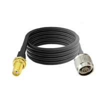 Load image into Gallery viewer, TECHOMAN Antenna / Aerial Patch Cable with N Male to SMA Female - 1 Metre Cable Antenna Patch Cables TECHOMAN   
