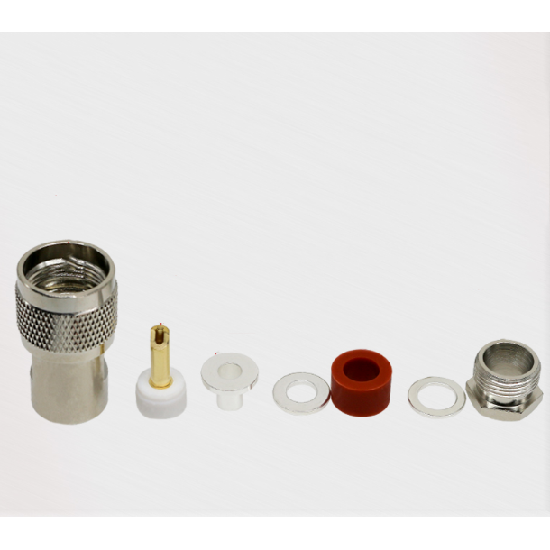 TECHOMAN PL259 Male Clamp Compression Plug for TMR400 , LMR400 , RG-8 ...