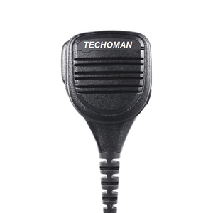 TECHOMAN Remote Speaker Microphone with Receive Jack PMMN4013A For 2 Pin Motorola Radios Communication Radio Accessories TECHOMAN