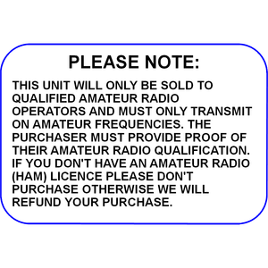 CRT SS-7900V TURBO 10 Metre Mobile Amateur Transceiver Amateur Radio Transceivers CRT   