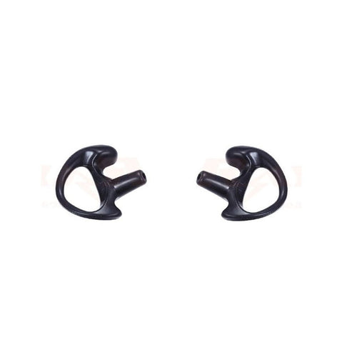 Molded Gel Ear Skeleton Inserts Black Colour Left & Right LARGE Communication Radio Accessories RAYTALK   