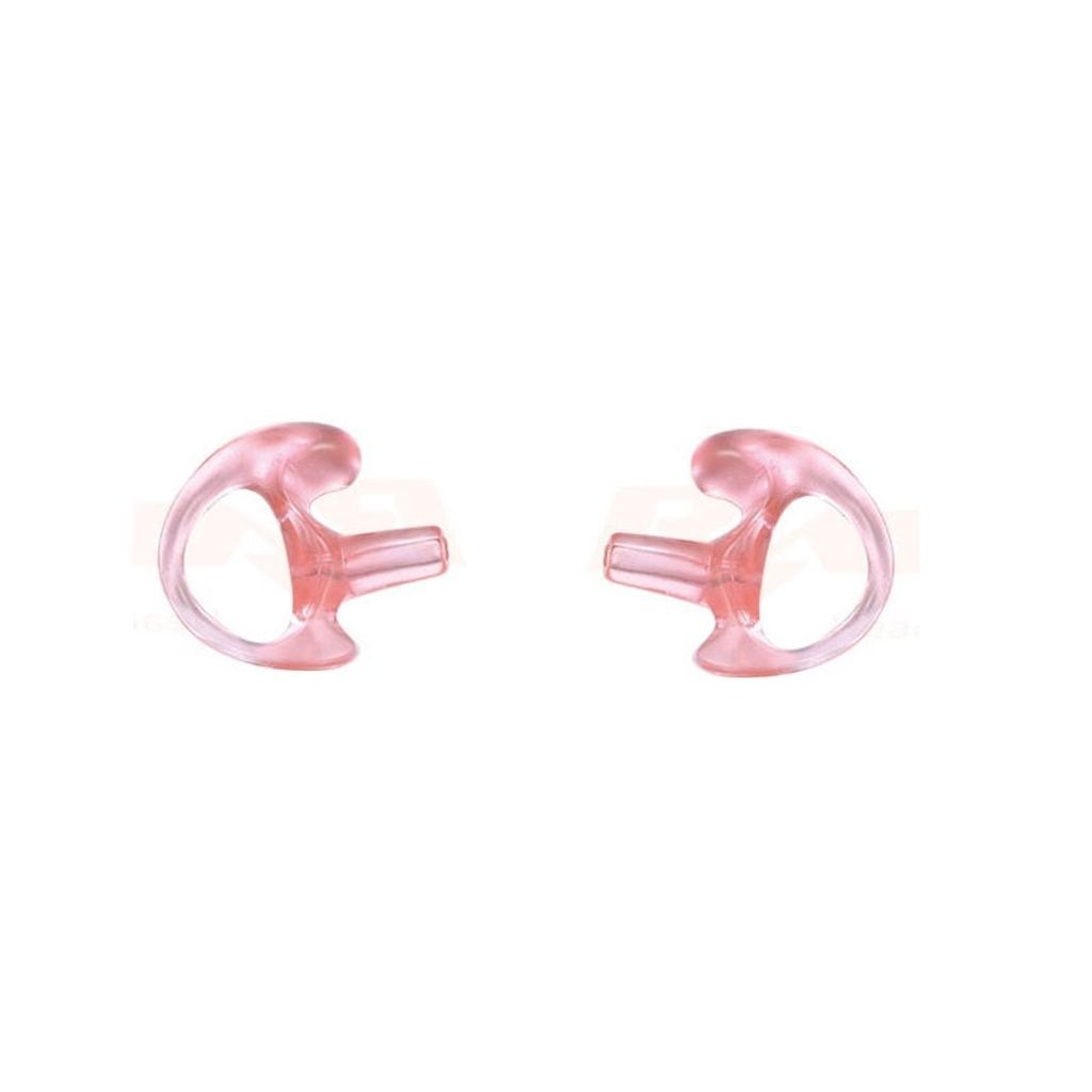 Molded Gel Ear Skeleton Inserts Pink Colour Left & Right LARGE Communication Radio Accessories RAYTALK   