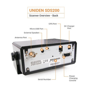 UNIDEN Bearcat SDS200E (DMR, NXDN, ProVoice Activated Version) Mobile/Desktop Digital Scanner Radio Receiver UNIDEN   