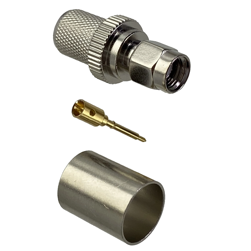 TECHOMAN SMA Male Crimp Plug for RG-8 RG213 LMR400 SLMR400 Coaxial Cable  TECHOMAN   