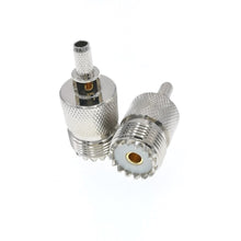 Load image into Gallery viewer, TECHOMAN SO239 Female Crimp Socket for RG58 Coaxial Cable RF Socket TECHOMAN   
